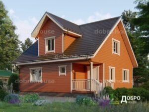 Дома из бруса с мансардой: варианты проектов