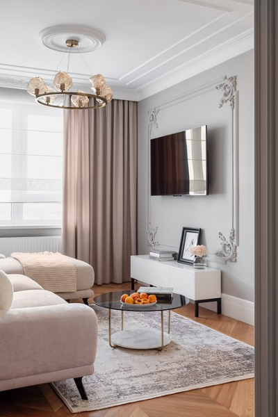 Париж по-русски: квартира 60 кв. м с потрясающим интерьером и комфортной планировкой