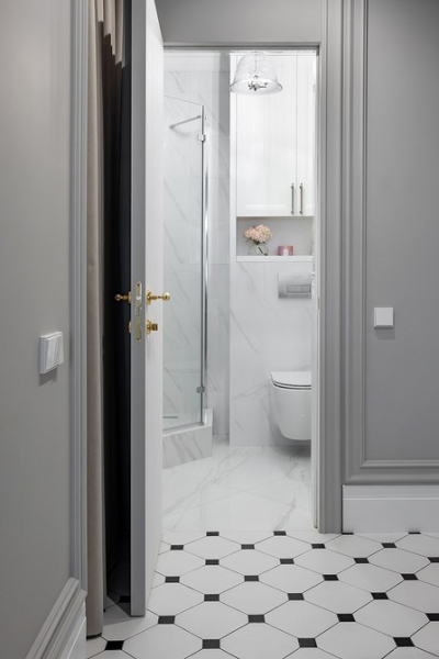 Париж по-русски: квартира 60 кв. м с потрясающим интерьером и комфортной планировкой