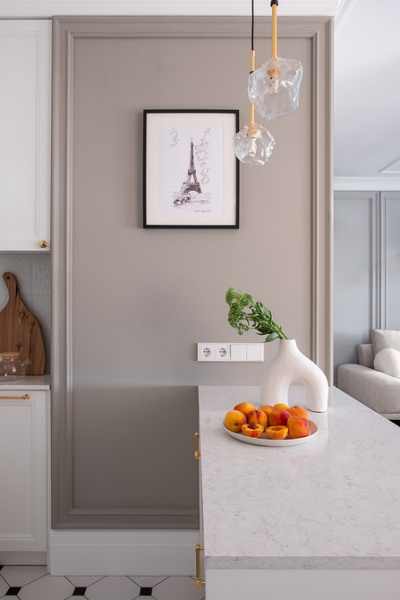 Париж по-русски: квартира 60 кв. м с потрясающим интерьером и комфортной планировкой