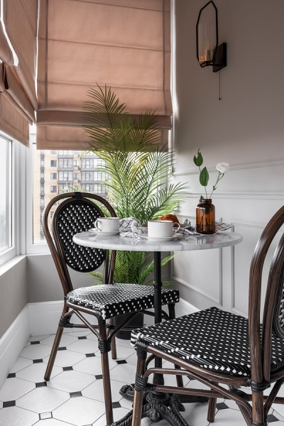 Париж по-русски: квартира 60 кв. м с потрясающим интерьером и комфортной планировкой