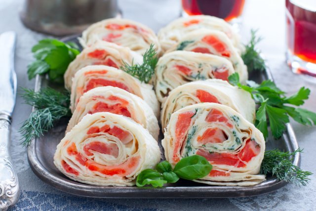 Лаваш с начинкой на Новый год – самые лучшие рецепты