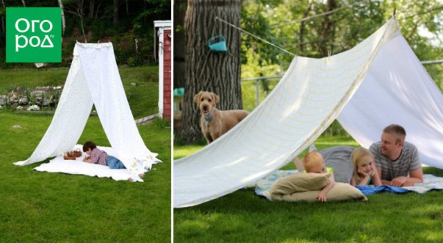 Детский шалаш на даче своими руками: идеи и фото