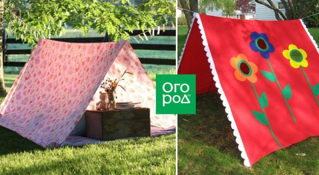 Детский шалаш на даче своими руками: идеи и фото