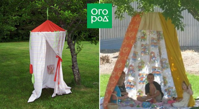 Детский шалаш на даче своими руками: идеи и фото